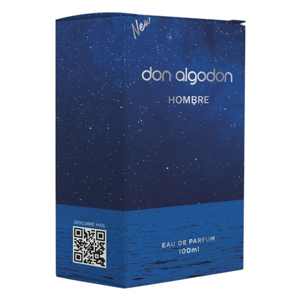 Don Algodón Hombre Eau de Parfum 100 ml, Perfume Masculino con Fragancia Fresca e Intensa, Vaporizador, Aroma Elegante para Uso Diario