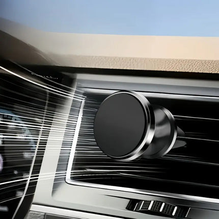 Soporte Magnético para Teléfono con Montaje en Ventilación de Auto, Giro 360° y Fuerte Imán, Soporte Ajustable para Smartphone