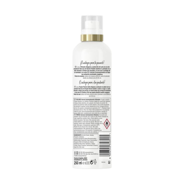 Pantene Pro-V Laca Fijación Flexible con Aceite de Jojoba – Spray para el Cabello con Movimiento Natural y Brillo, Sin Acartonamiento, 250 ml