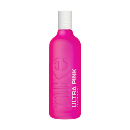 Nike Ultra Pink Woman Eau de Toilette 200 ml, Perfume para Mujer Oriental Gourmand, con Pimienta Rosa, Pera, Grosella Negra, Coco, Caramelo, Vainilla y Pachulí