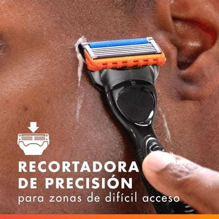 Gillette Fusion5 Power Maquinilla De Afeitar Para Hombre, 1 Maquinilla De Afeitar, 10 Recambios
