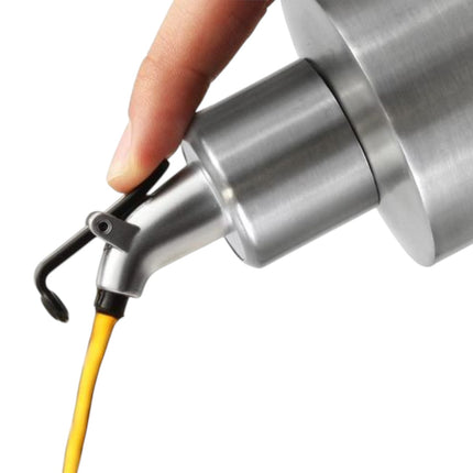 Aceitera de Acero Inoxidable con Tapón de Plástico