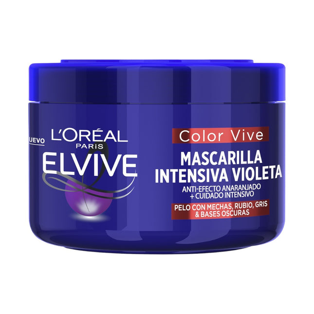 L'OREAL PARIS ELVIVE COLOR-VIVE VIOLETA Mascarilla intensiva para el pelo Protección grises-blancos 250 ml