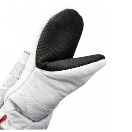 Guante para Horno (Talla única), Color Gris de poliéster y goma