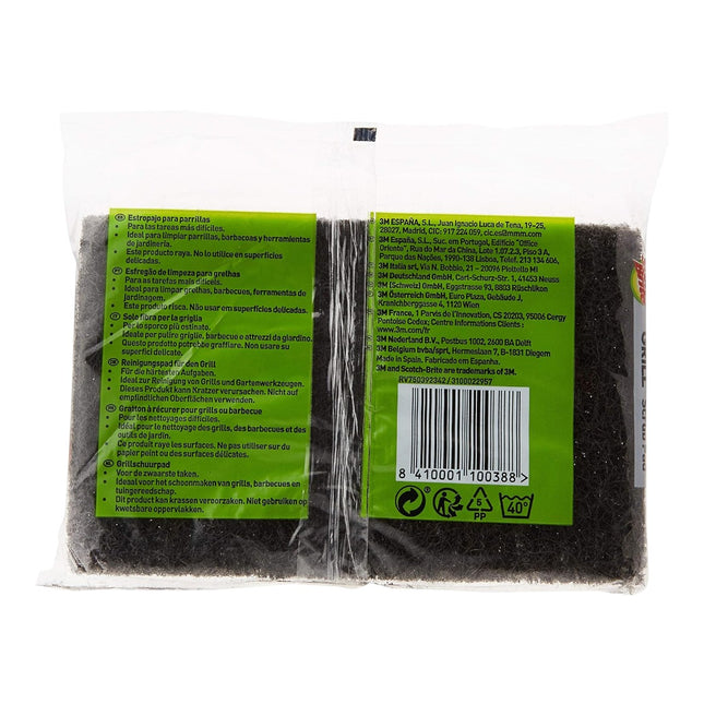 Scotch-Brite Estropajo Negro de Limpieza Extra Fuerte