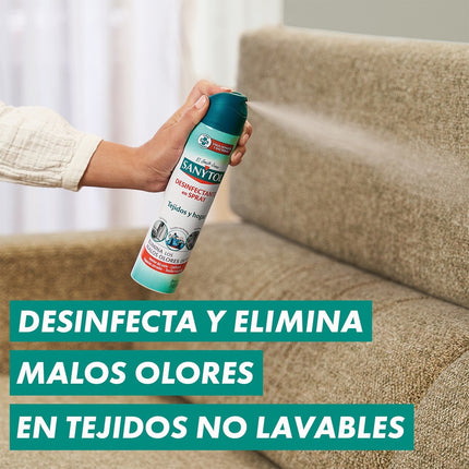 SANYTOL ambientador desinfectante para hogar y tejidos Flor de Algodón spray 300 ml