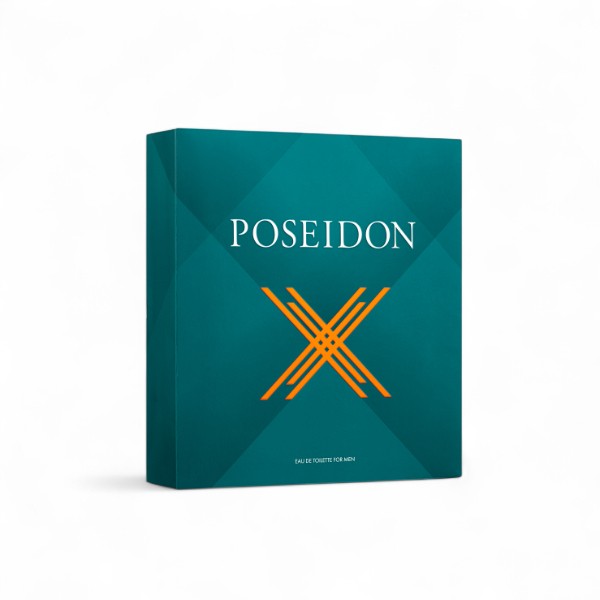 Poseidon X Set Regalo Hombre – Eau de Toilette 100 ml + Gel de Ducha 250 ml – Fragancia Masculina Fresca y Amaderada, Perfume Duradero, Ideal para Uso Diario
