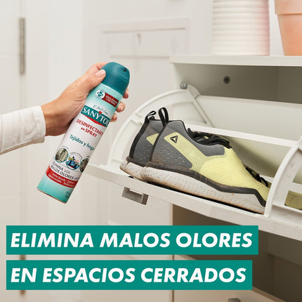 SANYTOL ambientador desinfectante para hogar y tejidos Flor de Algodón spray 300 ml