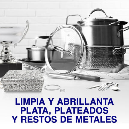 Aladdin Algodón Limpia Metales  Limpia Plata y Otros Metales 75g