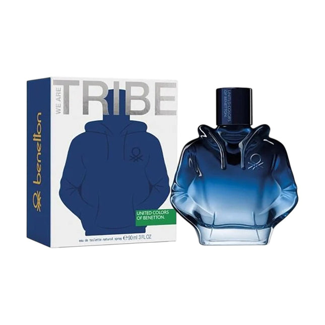 Benetton We Are Tribe Eau de Toilette 90 ml – Fragancia masculina cítrica-amaderada