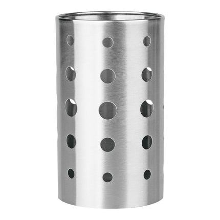 Escurrecubiertos de Acero Inoxidable 10 x 17 cm, Porta Cubiertos de Cocina, Organizador para Cucharas, Tenedores y Utensilios, Soporte Ventilado