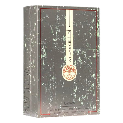 Lattafa Atlas Eau de Parfum 55 ml, Perfume Unisex Marino y Amaderado, Fragancia Acuática con Sal, Limón, Iris, Ambergris y Sándalo