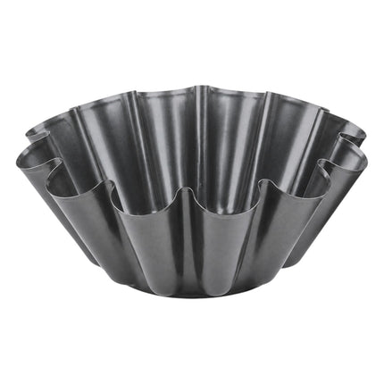 Molde Brioche Metálico Antiadherente Ø14 cm/ Ø18 cm Molde Ondulado para Repostería, Tartas, Bizcochos, Flan, Pan Dulce y Postres