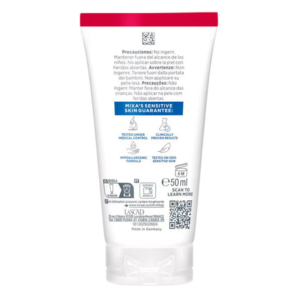 Mixa Balm Cica+ Bálsamo Reparador Multiusos para Piel Seca e Irritada, con Glicerina, Pantenol y Escualano, Fórmula Hipoalergénica, Bebés Niños y Adultos, 50 ml