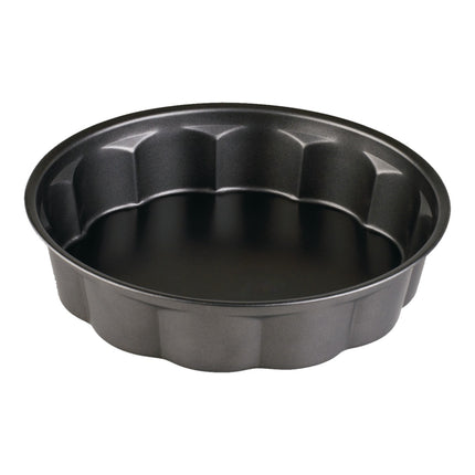 Molde Redondo para Bizcocho 27 cm, Molde para Horno Antiadherente, Bandeja Repostería Redonda para Tartas, Pasteles y Bizcochos