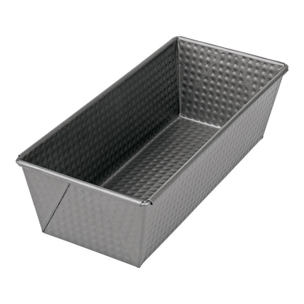 Molde Rectangular para Bizcocho 31 x 12 x 7,5 cm, Molde de Horno Antiadherente para Pan, Plum Cake, Repostería y Pasteles, Color Gris