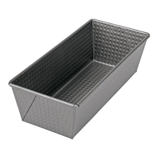 Molde Rectangular para Bizcocho 31 x 12 x 7,5 cm, Molde de Horno Antiadherente para Pan, Plum Cake, Repostería y Pasteles, Color Gris