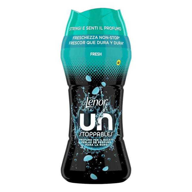 Lenor Unstoppables Fresh Perlas de Perfume para la Ropa, Potenciador de Fragancia para Lavadora, Apto para Todo Tipo de Tejidos, 195 g