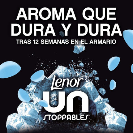 Lenor Unstoppables Perlas de Perfume para la Ropa, Frescor Alpino, Potenciador de Aroma para Lavadora, Fragancia Fresca Duradera, 195 g