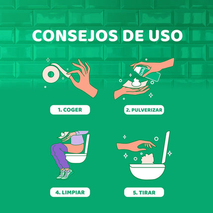 Chilly Fresh Higiene Íntima No Rinse Espuma Limpiadora Sin Aclarado, Detergente Íntimo pH5 con Anti-Odor, Uso en Papel Higiénico, Formato Viaje, 100 ml
