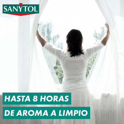 SANYTOL ambientador desinfectante para hogar y tejidos Flor de Algodón spray 300 ml