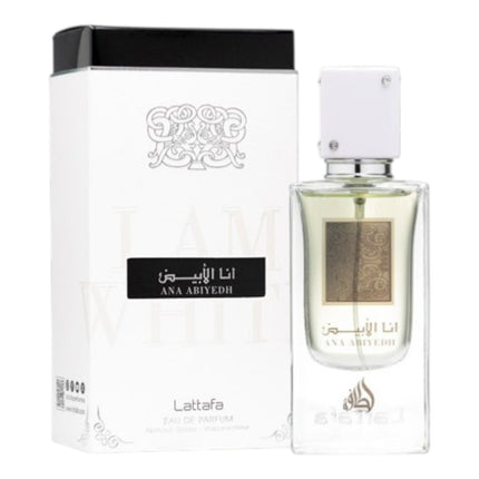 Lattafa Ana Abiyedh Eau de Parfum Spray 60 ml | Perfume Unisex Oriental Dulce y Almizclado