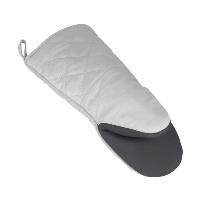 Oven Glove (One Size), Grey Polyester and Rubber 