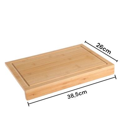 Tabla de Cortar de Bambú para Encimera 1,5x26x38,5cm