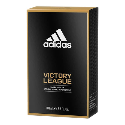 Adidas Victory League Eau de Toilette Hombre, 100 ml, Fragancia Masculina Aromática Amaderada, Perfume Deportivo con Notas Frescas