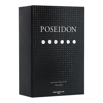 Poseidon Code Eau de Toilette Hombre 150 ml, Perfume Masculino con Vaporizador Spray, Colonia para Hombre con Estuche, Fragancia Elegante de Uso Diario