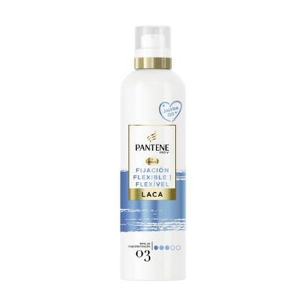 Pantene Pro-V Laca Fijación Flexible con Aceite de Jojoba – Spray para el Cabello con Movimiento Natural y Brillo, Sin Acartonamiento, 250 ml