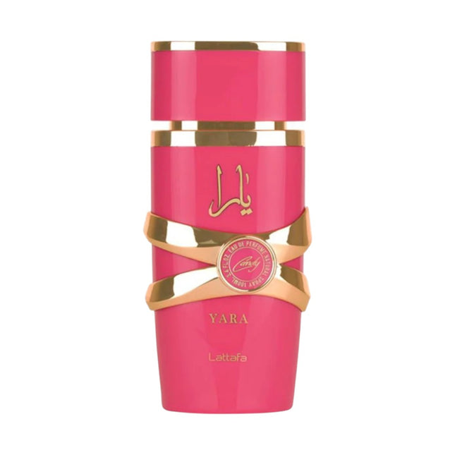 Lattafa Yara Candy Eau de Parfum para Mujer 100 ml – Perfume Árabe Dulce y Floral – Fragancia Femenina Gourmand de Larga Duración