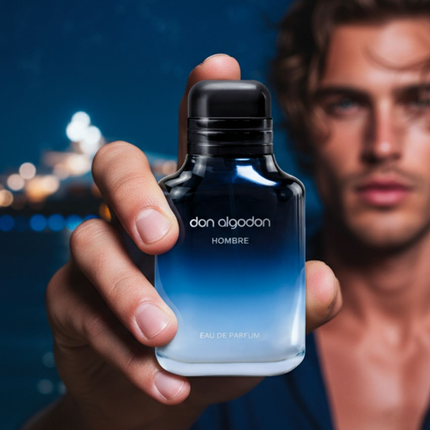 Don Algodón Hombre Eau de Parfum 100 ml, Perfume Masculino con Fragancia Fresca e Intensa, Vaporizador, Aroma Elegante para Uso Diario